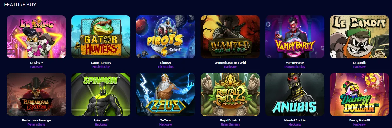 joki casino feature buy